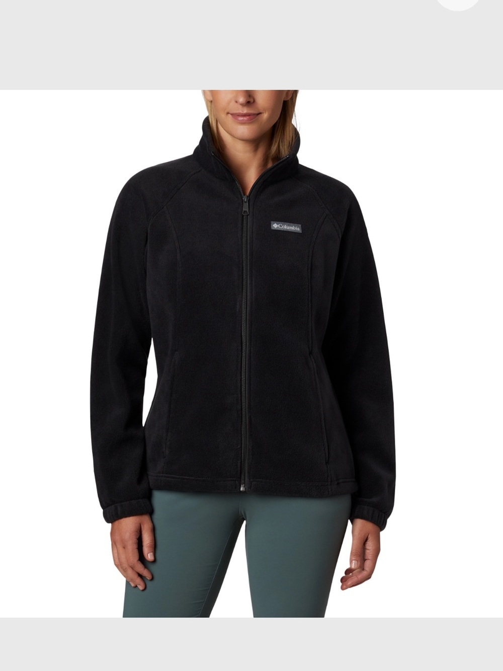 Columbia Women's Black Full-Zip Fleece Jacket